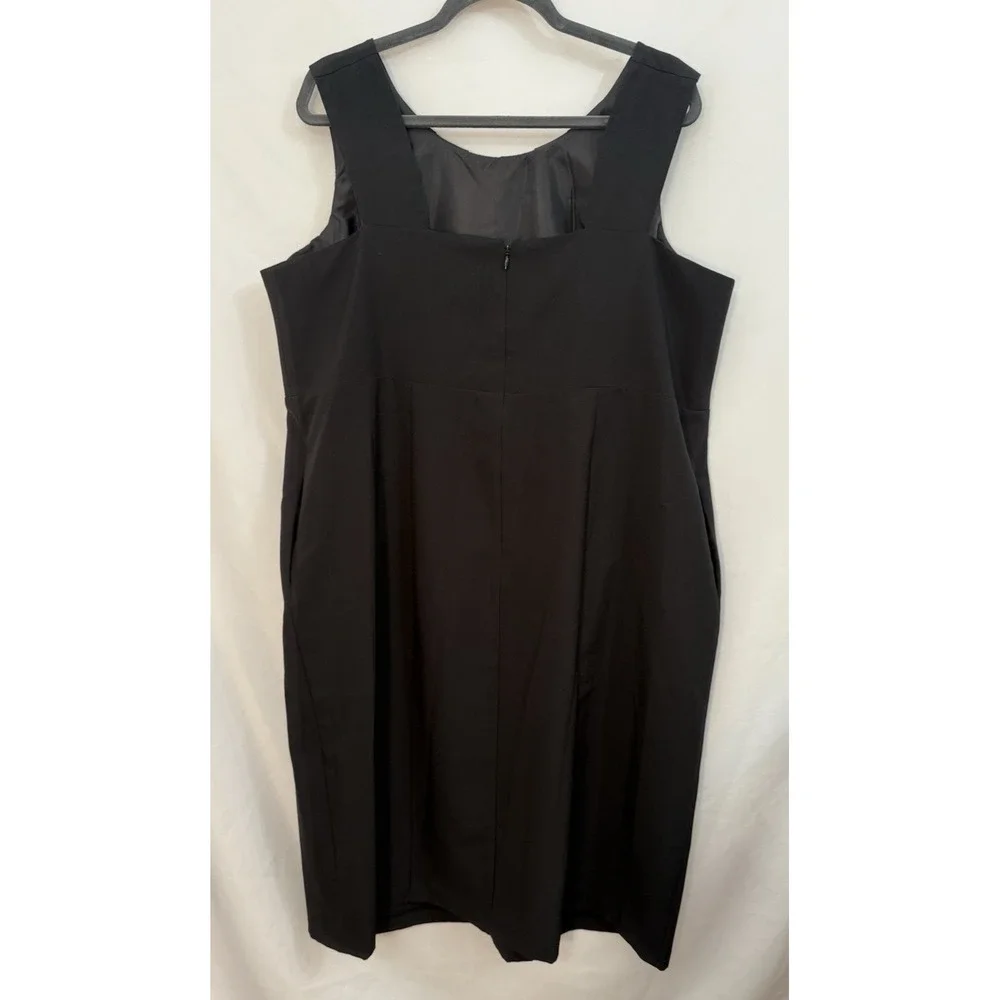 Avenue Black Sleeveless Shift Dress Career Business Party Classy Womens‎ Size 22
